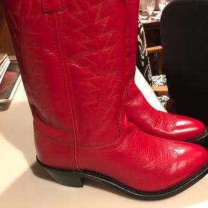 Red Cowboy Boots